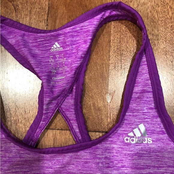 ADIDAS Climalite Purple Tank Top Women’s Size Small - Picture 3 of 4